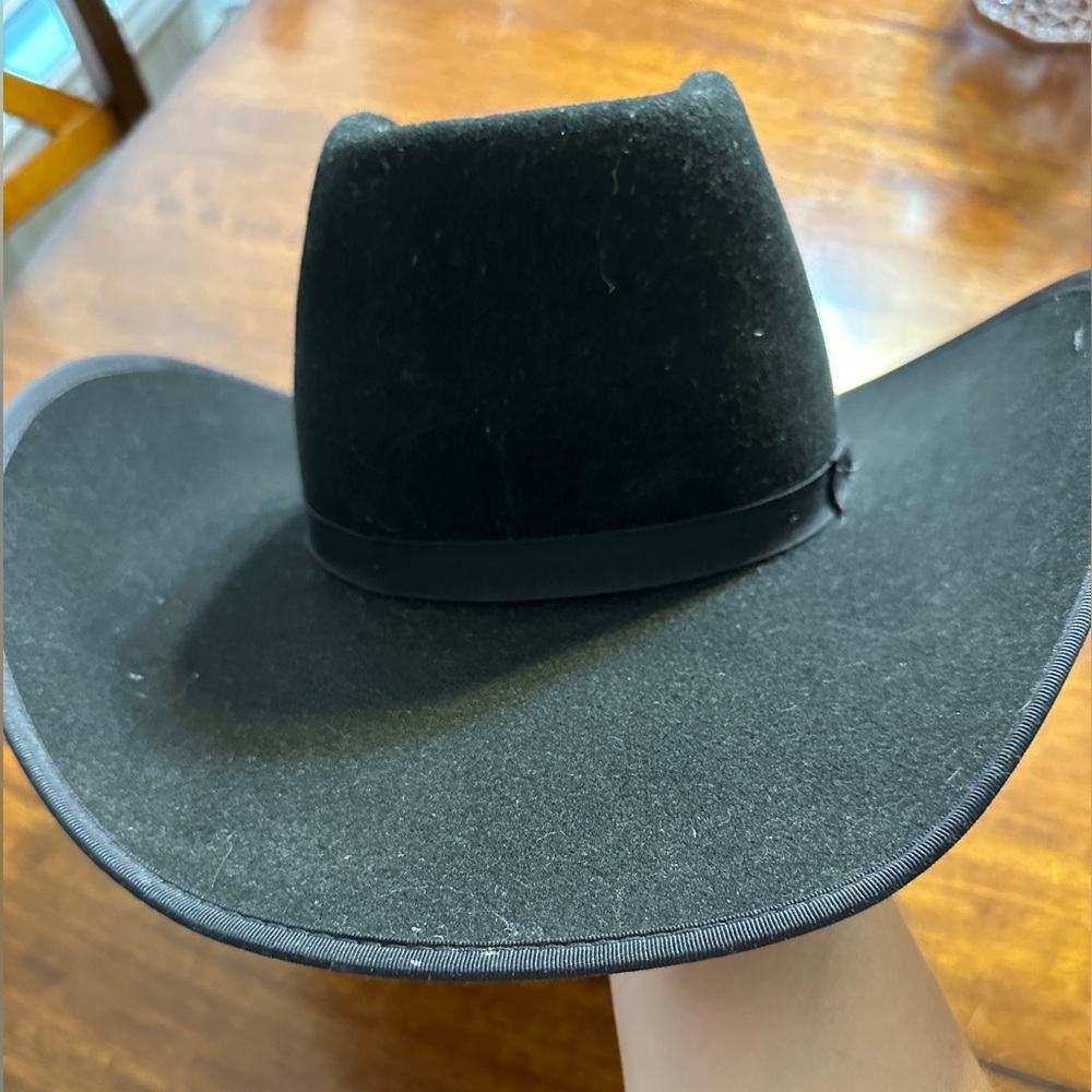Youth Resistol Black Felt Cowboy Hat
